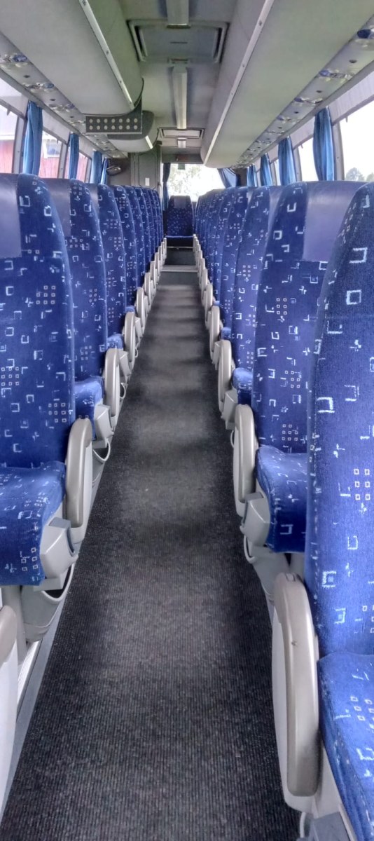 Volvo 9700 matkustamo ja turistiistuimet