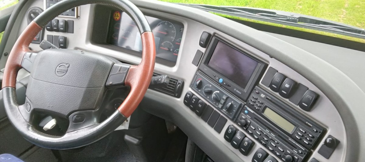Volvo 9700 kuljettajan tila